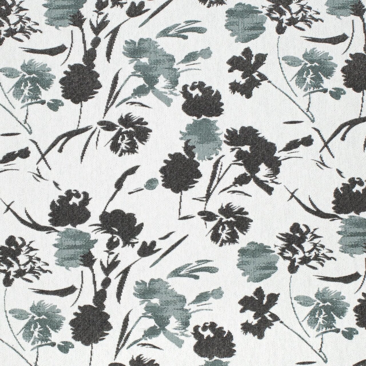 Aqua Teal Performance Grade Abstract Geometric Woven Pattern Upholstery Fabric by The Yard - SKU: Robbie Vapor